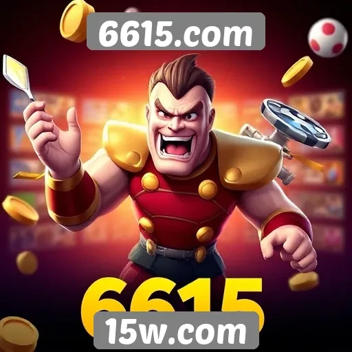 Análise da biblioteca de jogos disponível em 6615.com