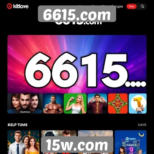 Avaliação da interface de usuário do 6615.com